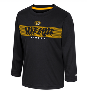Mizzou Tigers Colosseum Toddler Stage Black Long Sleeve