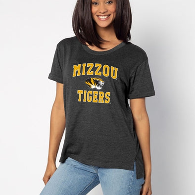 Mizzou Tigers Women's Must Have Oval Tiger Head Black T-Shirt