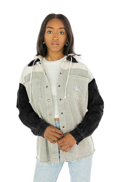 Mizzou Tigers Gameday Couture Women's Leopard Print White Hoodie