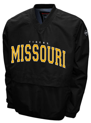 Mizzou Tigers Missouri Windshell Pullover Black Jacket