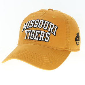 Mizzou Tigers Missouri Tigers Vault Paw Logo Gold Hat