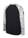 Mizzou Tigers Colosseum OHT Youth Tomcat Camo Sleeve Black and White Long Sleeve