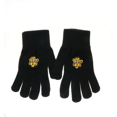 Mizzou Tigers Vault Beanie Tiger Black Knit Gloves