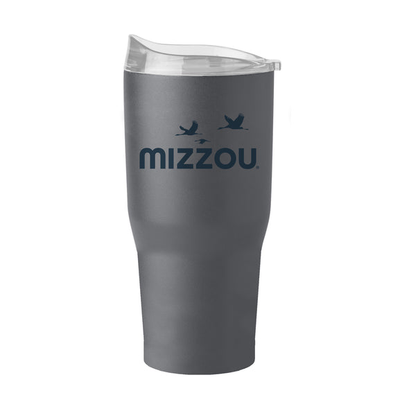 Mizzou Tigers Lake Life Powder-coated Boat and Dog Grey Tumbler