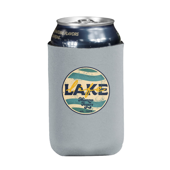 Mizzou Tigers Lake Life Grey Can Holder