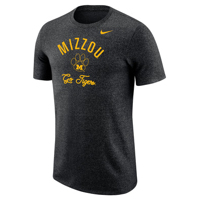 Mizzou Tigers Nike® 2023 Mizzou Vault Paw Marled Black T-Shirt