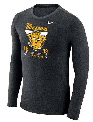 Mizzou Tigers Nike® 2023 Marled Missouri Beanie Tiger Black Long Sleeve