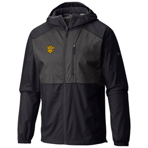 Mizzou Tigers Columbia® Full Zip Flash Forward Vault Beanie Tiger Logo Black Windbreaker Jacket