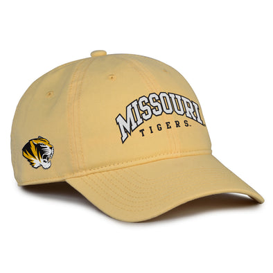 Mizzou Tigers Ladies Adjustable Missouri Tigers Tiger Head Yellow Hat
