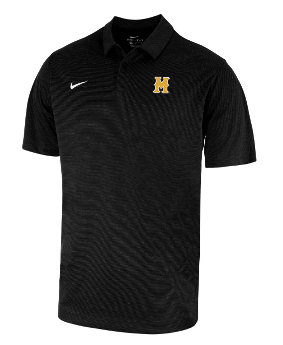 Mizzou Tigers Nike® 2023 Scalloped M Black Heather Polo