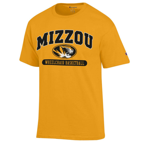 Mizzou Tigers Wheelchair Basketball Gold T-Shirt