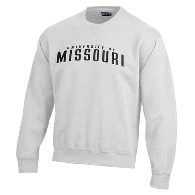 Mizzou Tigers GEAR for Sports University of Missouri Grey Crew Sweatshirt