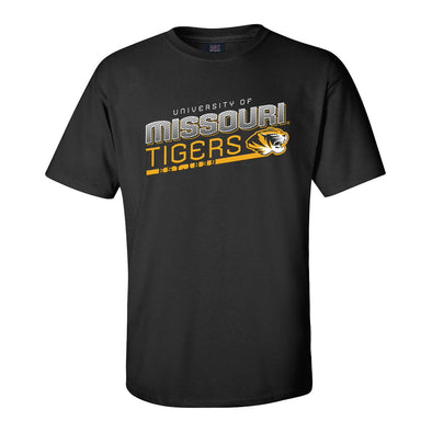 Mizzou Tigers Tiger Head Classic University of Missouri Black T-Shirt