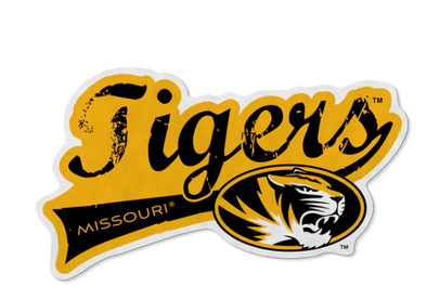 Mizzou Tigers Shaped Missouri Tigers Pennant