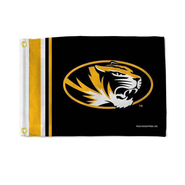 Mizzou Tigers Utility Oval Tiger Head Black Flag