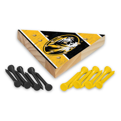 Mizzou Tigers Wooden Travel Pyramid Peg Game