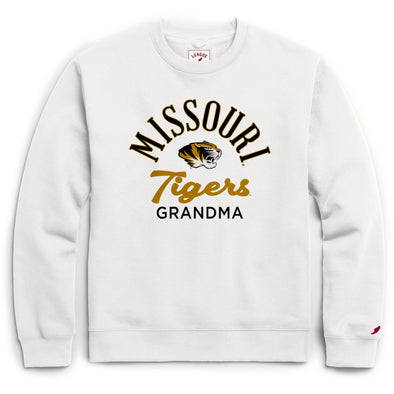 Mizzou Tigers Tiger Head Grandma White Sweatshirt