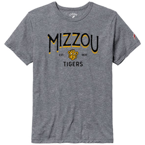 Mizzou Tigers Victory Falls Mizzou Beanie Tiger Est. 1839 Grey T-Shirt