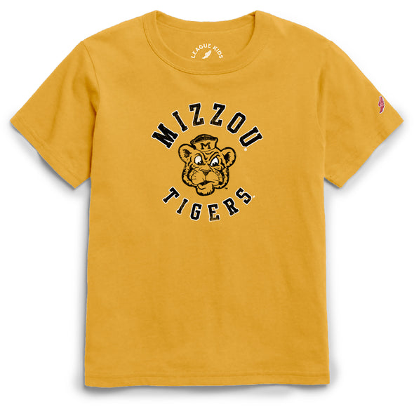 Mizzou Tigers Youth Tumble Vault Beanie Tigers Gold T-Shirt