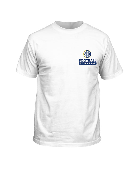 Mizzou Tigers SEC This Is Football Cartoon Mascots White T-Shirt