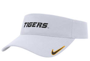 Mizzou Tigers Nike® 2024 Sideline Ace Tigers White Visor