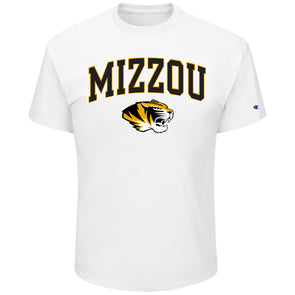 Mizzou Tigers Champion®  Big and Tall Tiger Head White T-Shirt