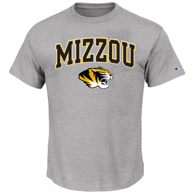 Mizzou Tigers Champion®  Big and Tall Tiger Head Grey T-Shirt