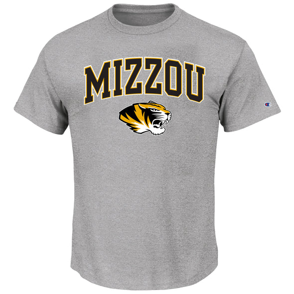 Mizzou Tigers Champion®  Big and Tall Tiger Head Grey T-Shirt