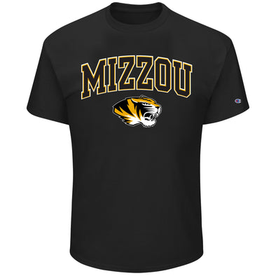 Mizzou Tigers Champion®  Big and Tall Tiger Head Black T-Shirt