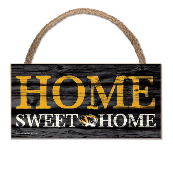 Mizzou Tigers Home Sweet Home Wall Sign