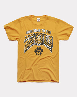 Mizzou Tigers Charlie Hustle Welcome to the ZOU Vault Paw Gold T-Shirt