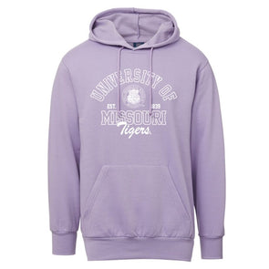 Mizzou Tigers University of Missouri Fundamental Lavender Hoodie