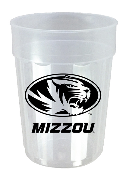 Mizzou Oval Tiger Head Clear Stadium Cup