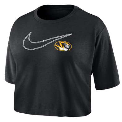 Mizzou Tigers Nike 2024 Juniors Big Swoosh Chainstitch Oval Tiger