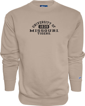 Mizzou Tigers University of Missouri Tigers 1839 Tan Sweatshirt