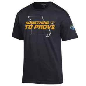 Mizzou Tigers Champion® Something to Prove Cotton Bowl Bound Black T-Shirt