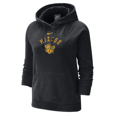 Mizzou Tigers Nike® 2024 Wlomen's Vault Beanie Tiger Black Hoodie