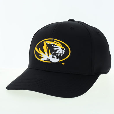 Mizzou Tigers Legacy Adjustable Oval Tiger Head Black Hat