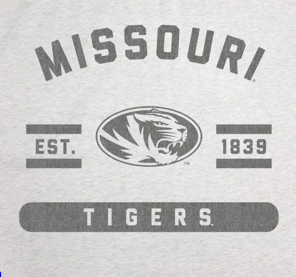 Mizzou Tigers Sublimated Vault Paw Logo Off White Rolled Blanket