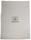 Mizzou Tigers Sublimated Vault Paw Logo Off White Rolled Blanket