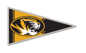 Mizzou Tigers Pennant Oval Tiger Head Collector Lapel Pin
