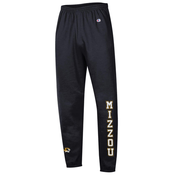 Mizzou Tigers Champion® Powerblend Verticle Mizzou Black Sweatpants