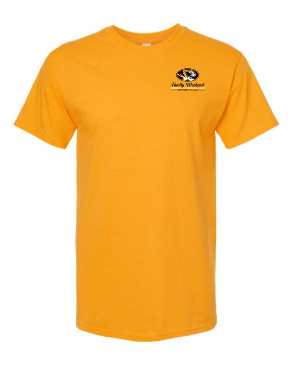 Mizzou Tigers Official MU vs Louisiana Game Day Gold T-Shirt