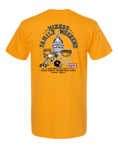 Mizzou Tigers Official MU vs Louisiana Game Day Gold T-Shirt