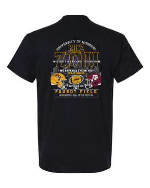 Mizzou Tigers Official Game Day vs Texas A&M Black T-Shirt
