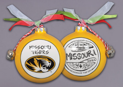Mizzou Tigers Oval Tiger Head MizzouMade Ceramic Ornament