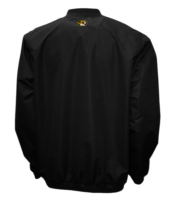 Mizzou Tigers Missouri Tigers Black Pullover V-Neck Windshirt Jacket