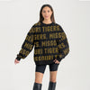 Mizzou Tigers Gameday Couture Women's Rhinestones Hype Era Black Crew Sweatshirt