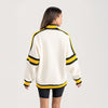 Mizzou Tigers Gameday Couture Women's Vivid Motion Striped Oval Tiger Head Cream Sweatshirt