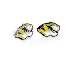 Mizzou Tiger Head Post Earrings